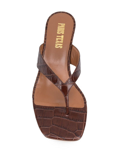 Paris Texas Shoes Medium | 8.5 I 38.5 "Ciabattina Stampa" Sandals