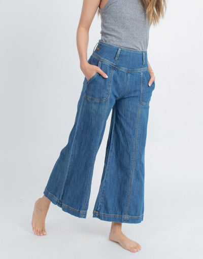 Pilcro and the Letterpress Clothing XS | US 25 High-Rise Wide Leg Jeans