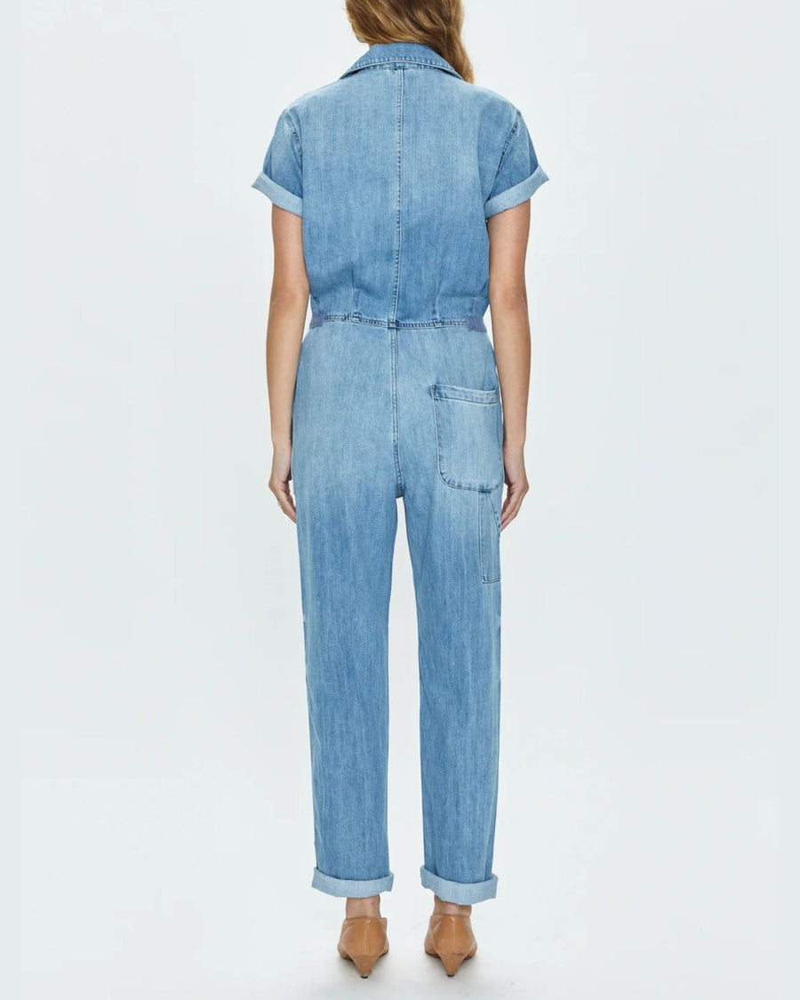 Pistola Clothing Small "Grover Button-Front Denim Boilersuit"