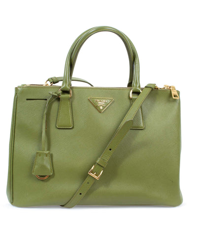 Prada Bags One Size Green Medium Hand Bag