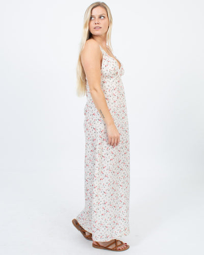 R13 Clothing XS Floral Print Slip Dress