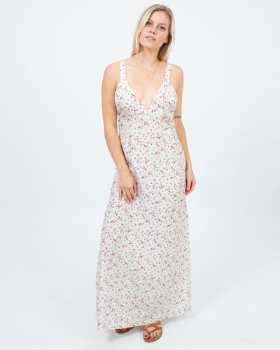 R13 Clothing XS Floral Print Slip Dress