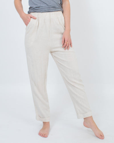 Rachel Pally Clothing Small Cropped Linen Pants