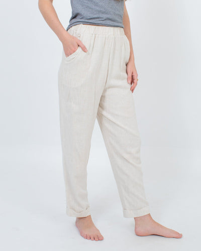 Rachel Pally Clothing Small Cropped Linen Pants