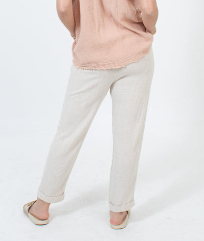 Rachel Pally Clothing Small Cropped Linen Pants
