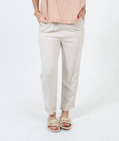 Rachel Pally Clothing Small Cropped Linen Pants