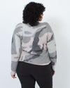 Rag & Bone Clothing Large Grey Camo Print Sweater