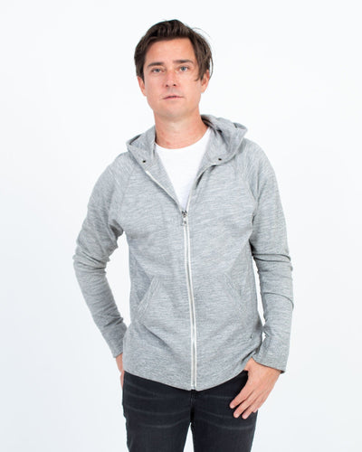 Rag & Bone Clothing Medium Heather Grey Zip Hoodie