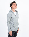 Rag & Bone Clothing Medium Heather Grey Zip Hoodie