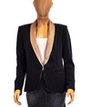 Rag & Bone Clothing Medium | US 8 Gold Collar Tuxedo Jacket
