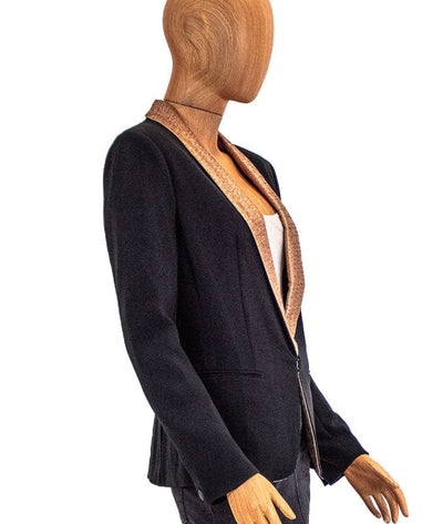 Rag & Bone Clothing Medium | US 8 Gold Collar Tuxedo Jacket