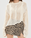 Rag & Bone Clothing Small Navaya Cotton Cashmere Crew Sweater