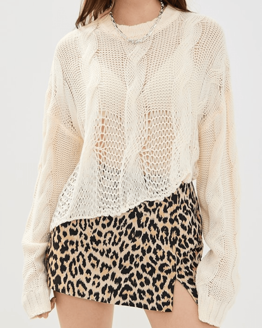 Rag & Bone Clothing Small Navaya Cotton Cashmere Crew Sweater