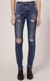 Rag & Bone Clothing XS | 25 "The Dre" Mid-Rise Ripped Blue Jeans