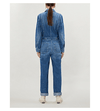 Rag & Bone Clothing XS Faded Boiler Denim Jumpsuit in Lily