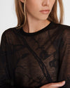 Rag & Bone Clothing XS Rag & Bone Valencia Floral Jersey Shirt