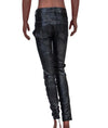 Rag & Bone Clothing XS | US 25 Mid-Rise Metallic Skinny Leg Leather Pants