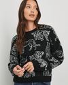 Rails Clothing Large Perci Sweater Charcoal Cats