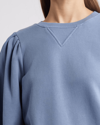 Rails Clothing Large Tiffany Balloon Sleeve Cotton Sweatshirt