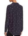 Rails Clothing Medium Kate Lightening Print Silk Shirt