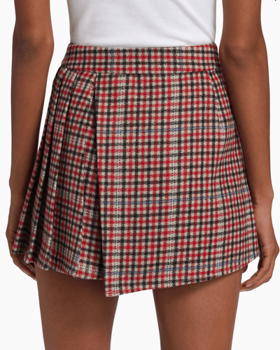 Rails Clothing Medium | US 6 Adriana Plaid Pleated Miniskirt
