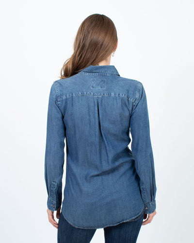 Rails Clothing Small Denim Button Down Blouse