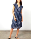 Rails Clothing XS "Ashlyn" Blue Shibori Print Dress