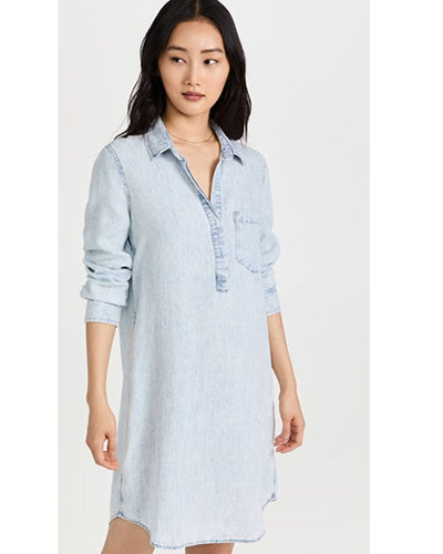 Rails Clothing XXS Elva Light Acid Wash Dress
