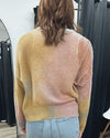 Raquel Allegra Clothing Large Multicolor Shredded Sweater