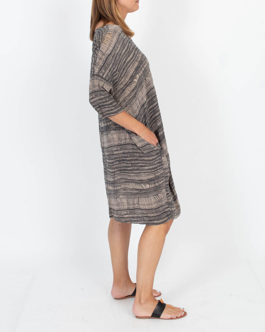 Raquel Allegra Clothing Medium | 2 Silk Tunic Top