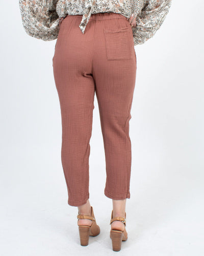 Raquel Allegra Clothing Medium Drawstring Waist Pants