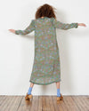 Raquel Allegra Clothing Small | 2 Tapestry Silk Ruffle Printed Dress