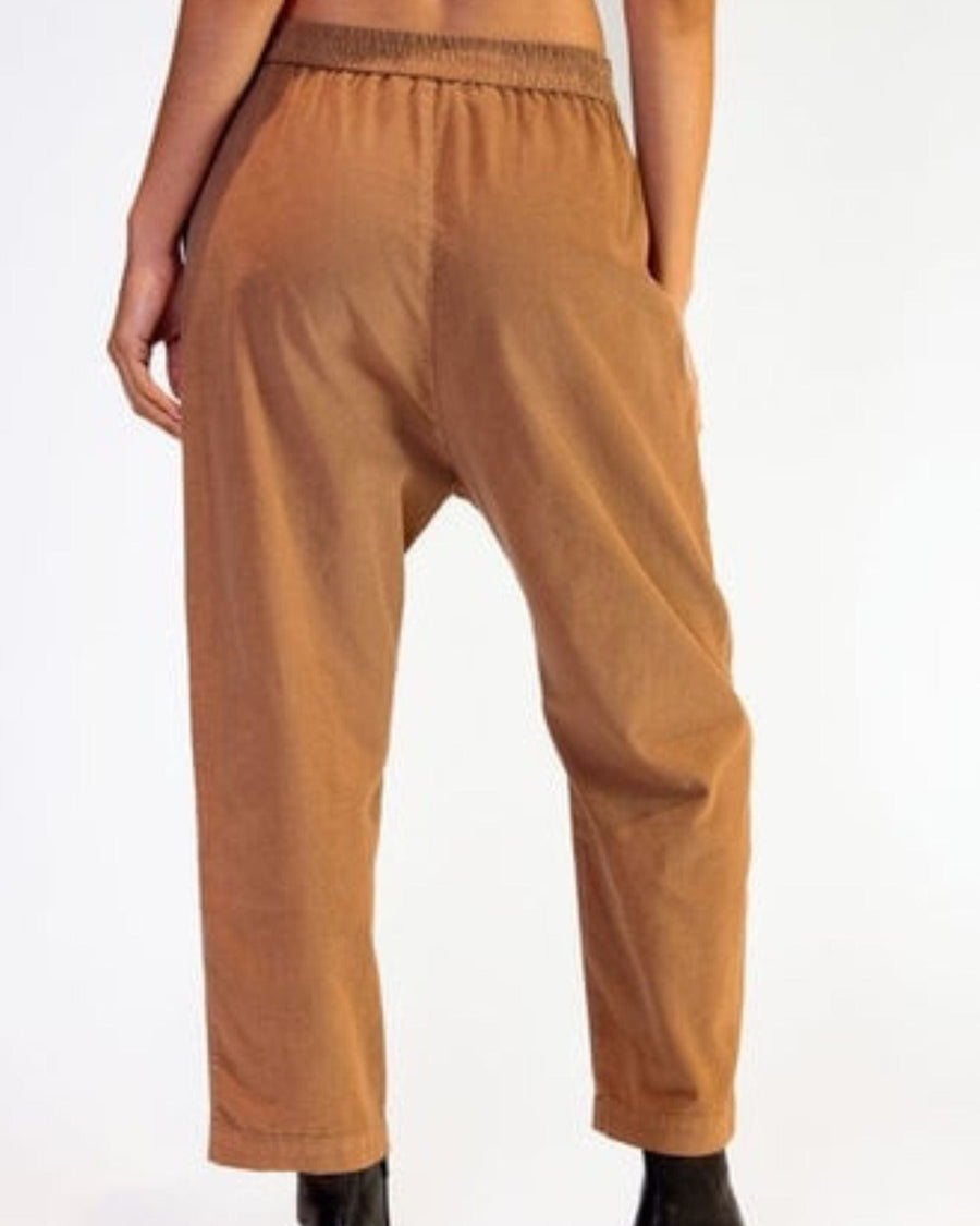 Raquel Allegra Clothing Small "Sunday Pant in Camel"