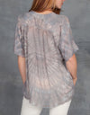 Raquel Allegra Clothing XS | 1 Silk Tie-Dye Blouse