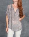 Raquel Allegra Clothing XS | 1 Silk Tie-Dye Blouse