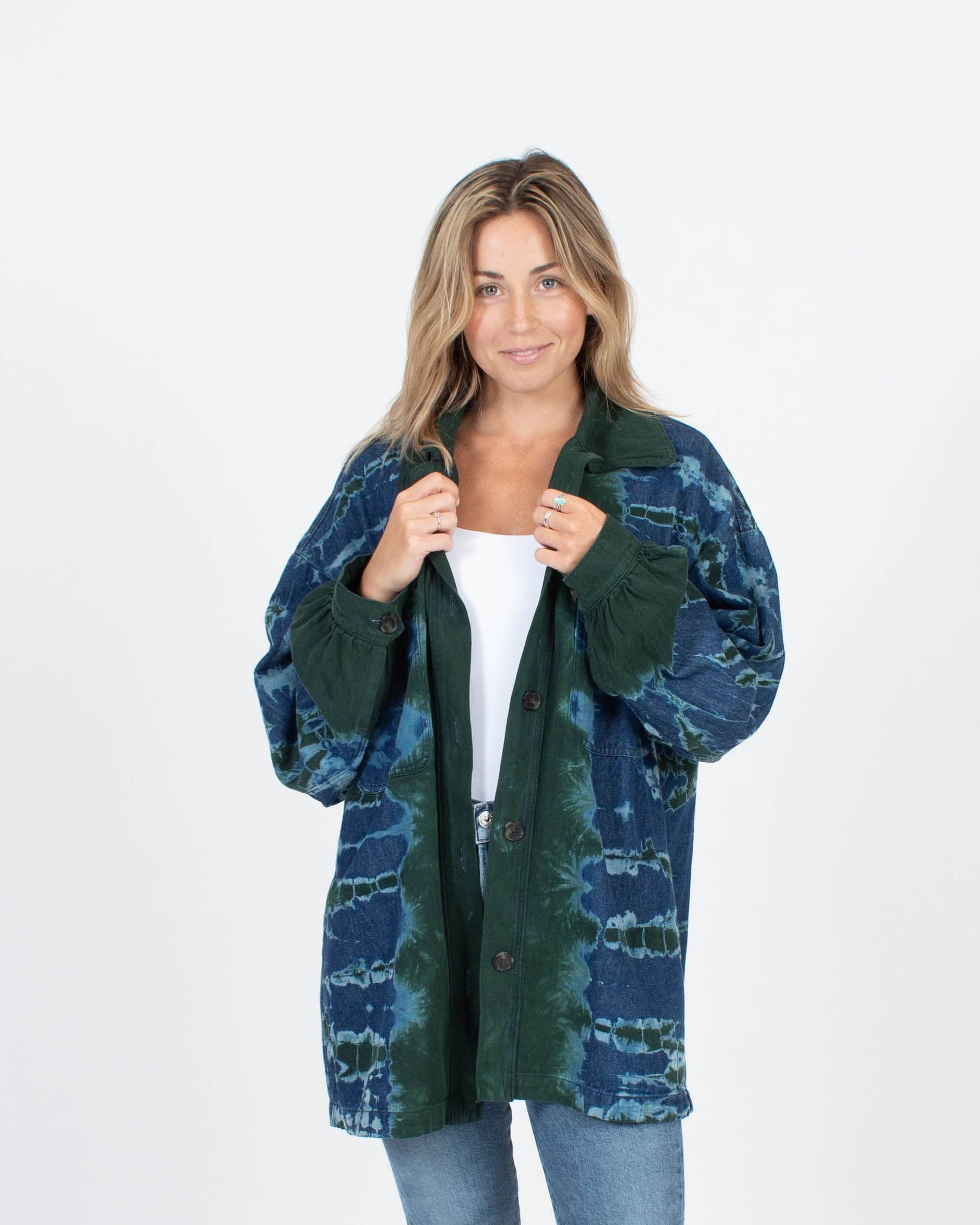 Tie Dye Raquel Allegra Clothing Raquel Allegra Tie Dye T-Back