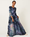 Raquel Allegra Clothing XS | US 0 Drama Maxi Dress in Nebula Tie Dye