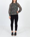 Rebecca Minkoff Clothing Small Midnight Floral Blouse