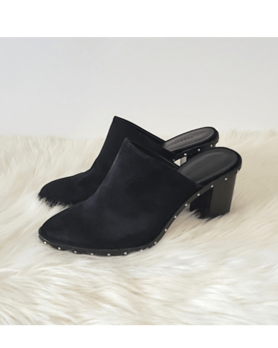 Rebecca Minkoff Shoes Small | US I 7 Rebecca Minkoff Suede Studded Accent Mules
