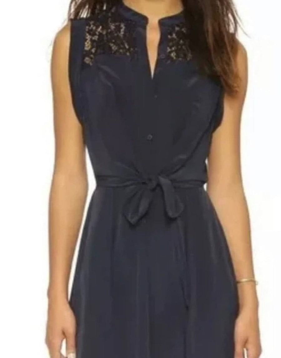 Rebecca Taylor Clothing Medium | 6 Front Tie Black Dress