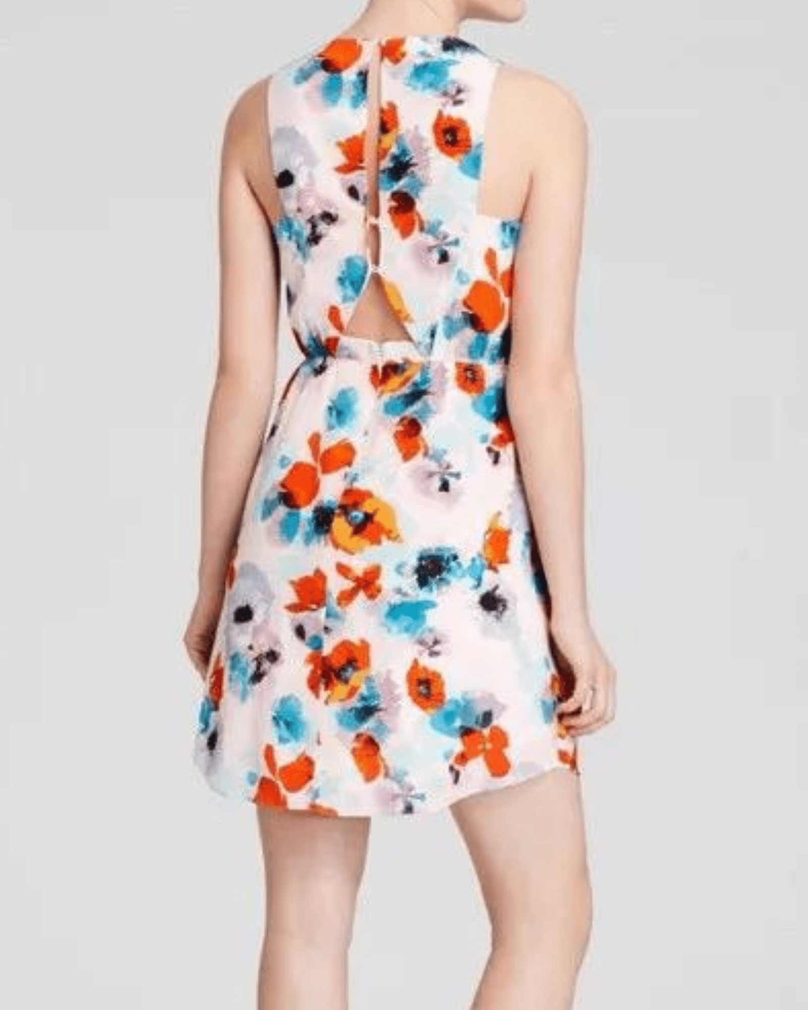 Rebecca taylor floral silk dress hotsell