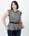 Rebecca Taylor Clothing Medium | US 6 Fringe Accent Blouse