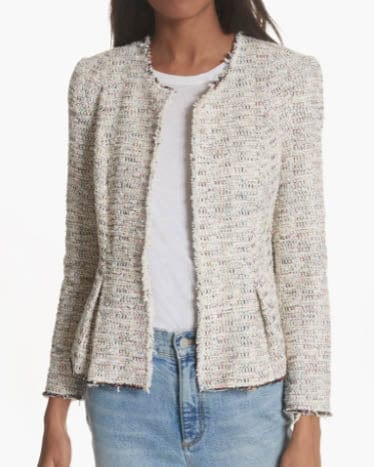Rebecca Taylor Clothing Small | US 2 "Rainbow Tweed Jacket"