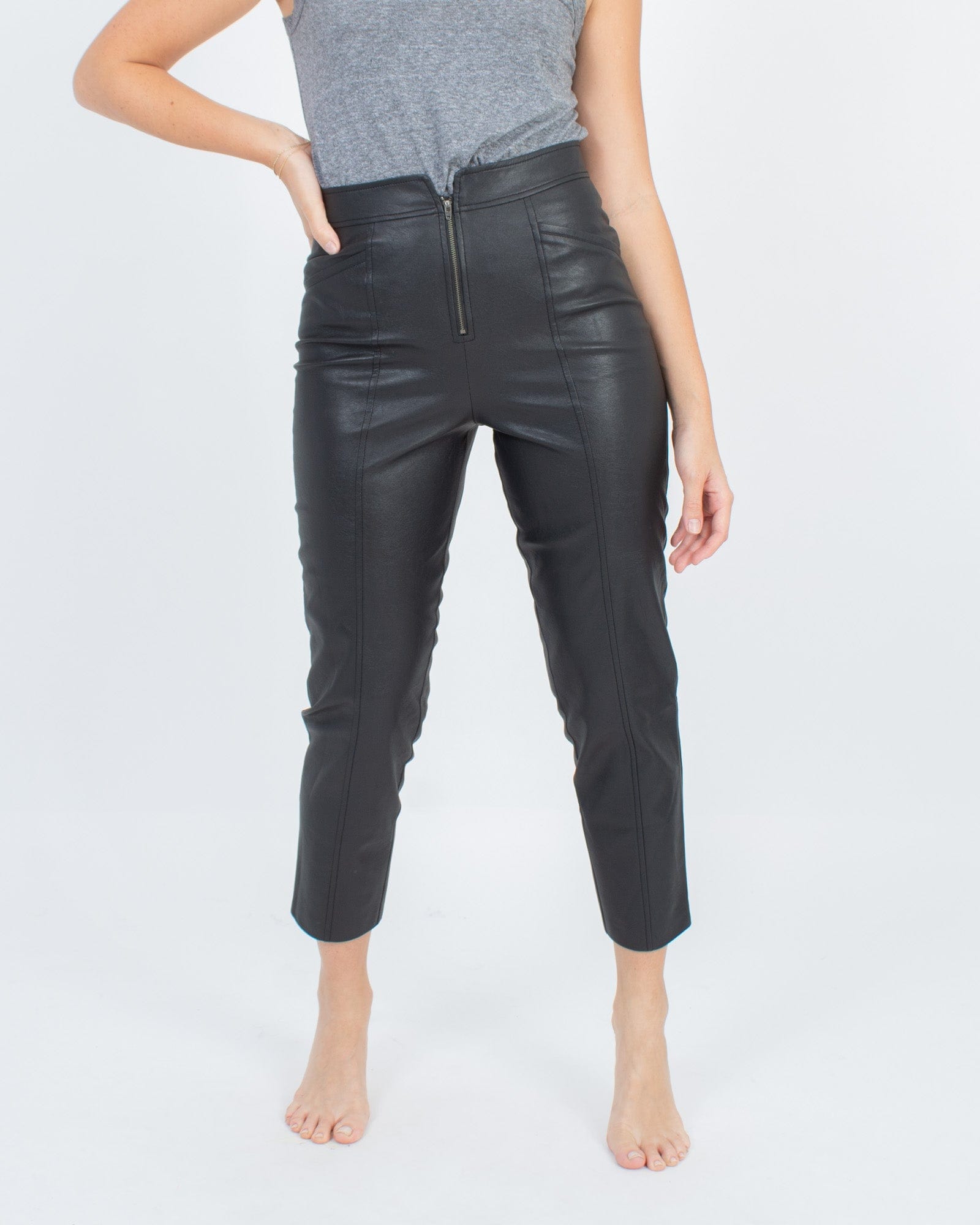 Rebecca taylor leather pants 2025