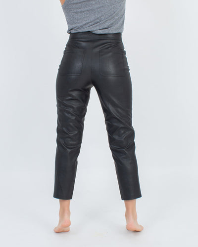 Rebecca Taylor Clothing Small | US 4 Faux Leather Pants