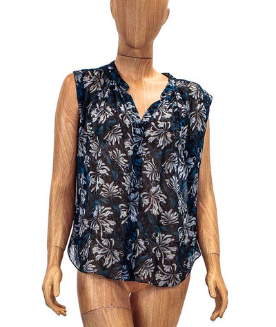 Rebecca Taylor Clothing Small | US 6 Floral Sleeveless Button Down Top