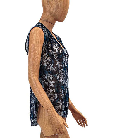 Rebecca Taylor Clothing Small | US 6 Floral Sleeveless Button Down Top