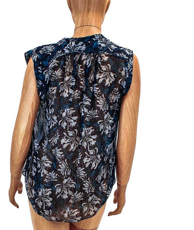 Rebecca Taylor Clothing Small | US 6 Floral Sleeveless Button Down Top