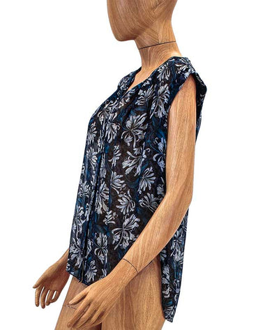 Rebecca Taylor Clothing Small | US 6 Floral Sleeveless Button Down Top