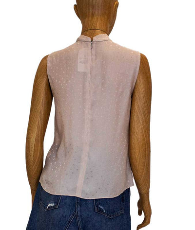 Rebecca Taylor Clothing XS Heart Print Sleeveless Blouse